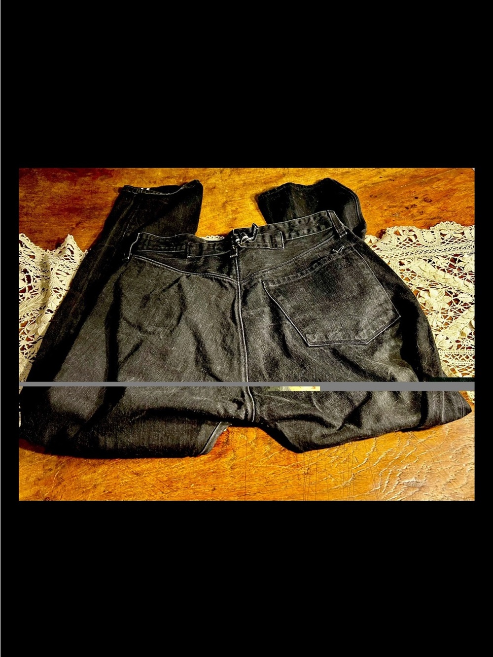 Rag&bone Men's Raw Selvedge black jeans size 31 made in the USA - Picture 5 of 9